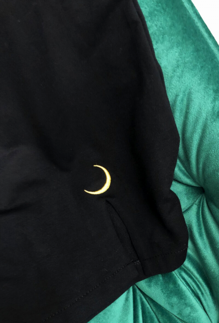 haft na sukience symbol księżyc